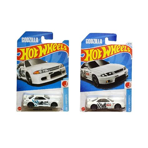 Jual Hot Wheels Godzilla Nissan Skyline GT R R32 Nissan Skyline GT R BCNR33 Shopee Indonesia