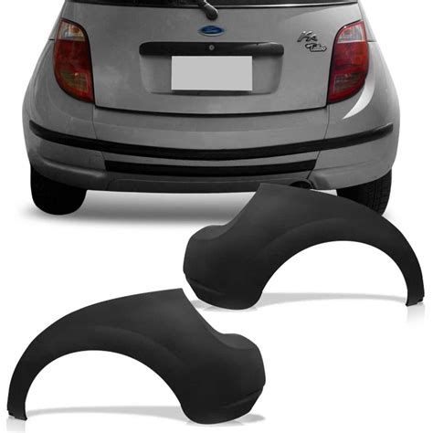 Parachoque Traseiro Lateral Ford Ka 2002 2003 2004 2005 2006 2007 Preto