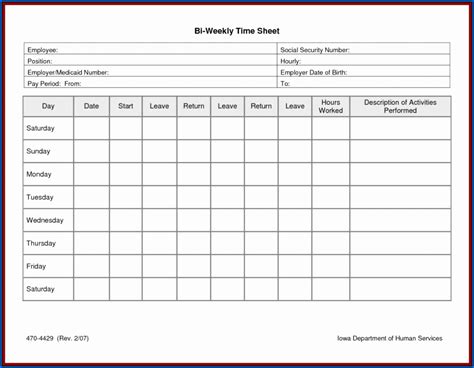 Free Samples Of Timesheet Template Google Sheets