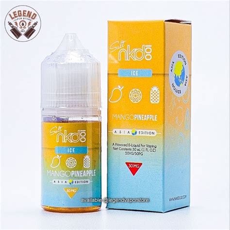 Jual SALT NIC LIQUID USA NAKED Mango Pineapple Ice ML MG AUTHENTIC Shopee Indonesia