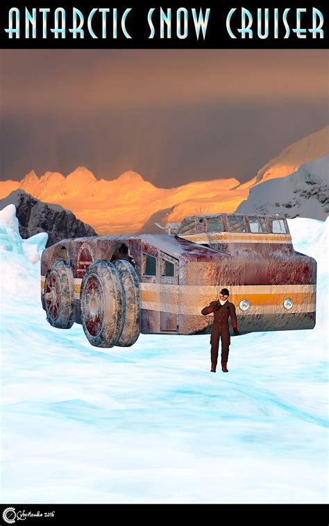 Antarctic Snow Cruiser 3D Models Cybertenko