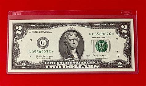 New A Star Note Dollar Bill Chicago G Uncirculated Ebay