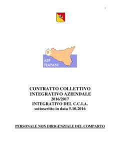 CONTRATTO COLLETTIVO INTEGRATIVO AZIENDALE Contratto Collettivo