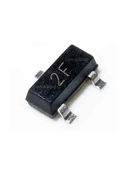 Transistor SMD 2F MMBT2907A PNP -60V -600mA · ConcaShop
