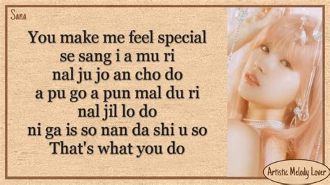 Twice Feel Special Easy Lyrics Youtube