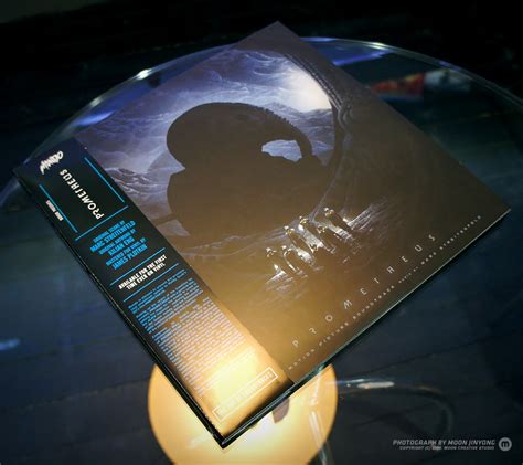 Mondo Prometheus Ost By Marc Streitenfeld Limited Edition White And Grey Splatter Vinyl Hi