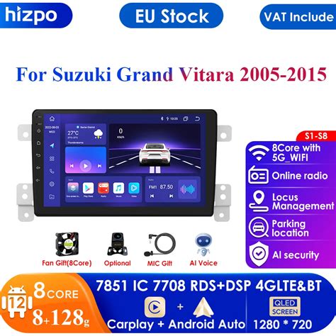 4g Lte Carplay Auto Android Car Radio For Suzuki Grand Vitara 3 2005