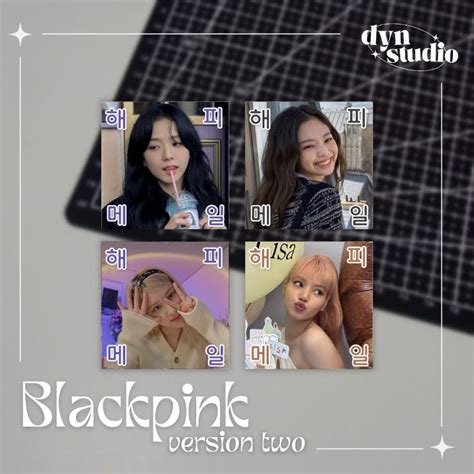 Dyn Studio Blackpink Version Kpop Mail Stickers Shopee