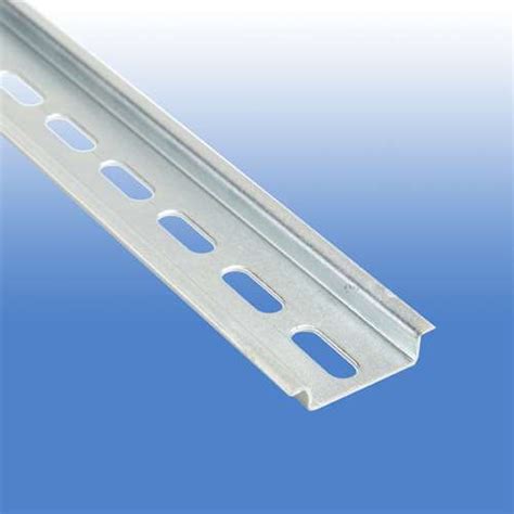 A Two Meter Piece Of Slotted Stainless Steel Din Rail 35 X 75 Mm