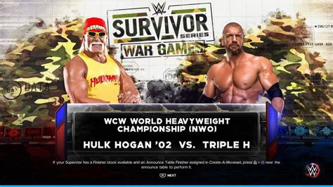 Wwe K Triple H Vs Hulk Hogan Extreme Rules World Heavyweight