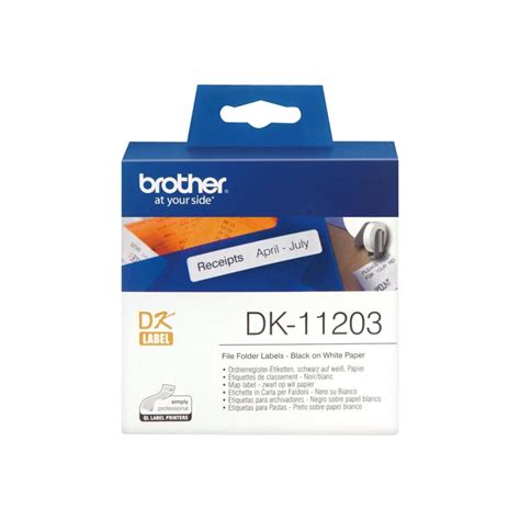 Brother File Folder Labels X Mm Per Roll Winc