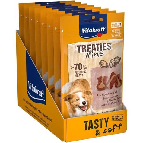 Vitakraft Treaties Mini Friandise Pour Chien Au P T De Foie Lot De