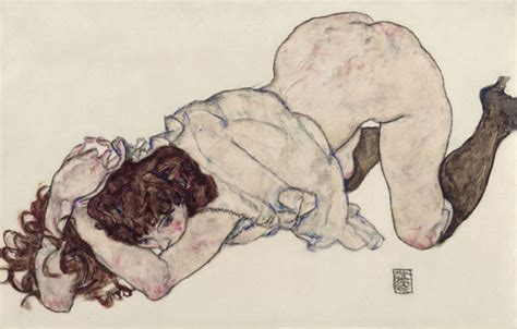 Egon Schiele La Tensione Erotica Del Corpo Umano Nellarte Mar Dei