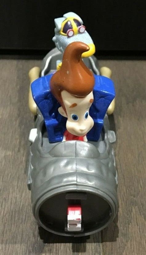 Jimmy Neutron and Goddard Rocket Burger King Toy Collectible