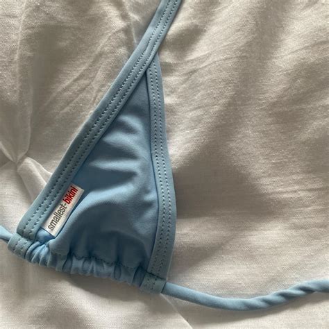 Pale Blue Smallest Bikini Size Depop