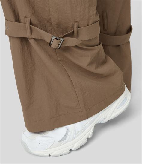 Pantalones Cargo Casuales De Pierna Recta Con Bolsillo Lateral Con