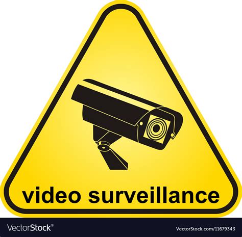 Printable Surveillance Camera Sign