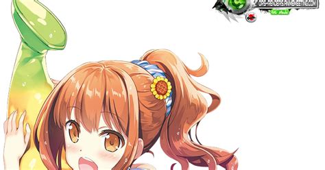Ero Manga Sensei Jinno Megumi Mega Cute Undresing Bikini Banana Render ORS Anime Renders
