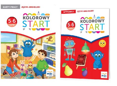 KOLOROWY START 5 i 6 latki Pakiet Język Angielski 12328366316