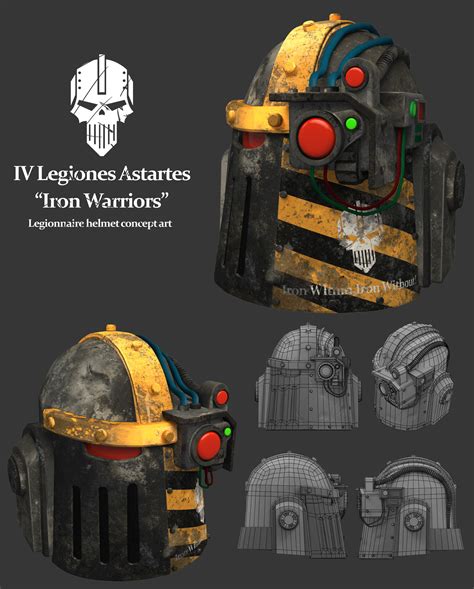 Artstation Iron Warriors Helmet Concept