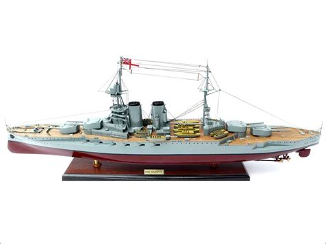 Hms Warspite Warship Model Wooden Battleship Model