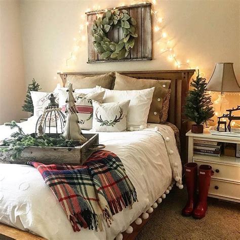 Best Christmas Bedroom Decor Ideas For A Cozy Holiday Farmhouse Bedroom Decor Farmhouse