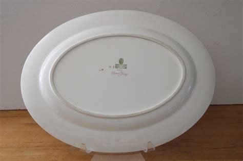 Devon Sprays Pattern Vintage Wedgwood Bone China Huge Platter W