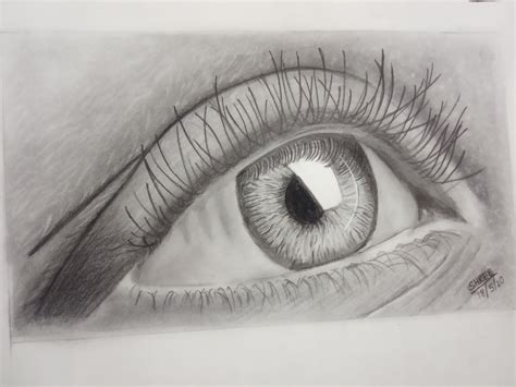 *Realistic eye sketch*