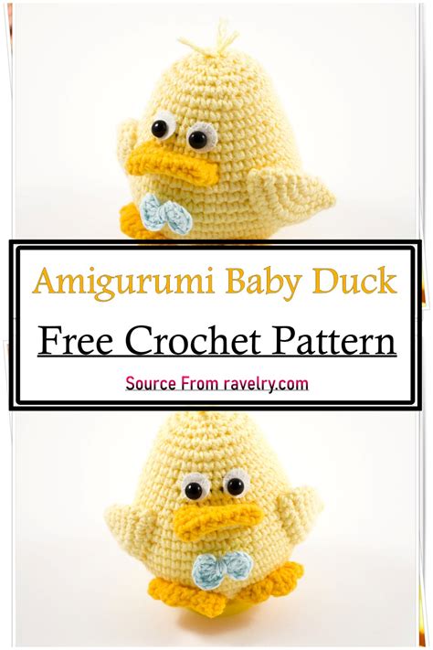 Free Crochet Duck Patterns For Making Amigurumi And Much More