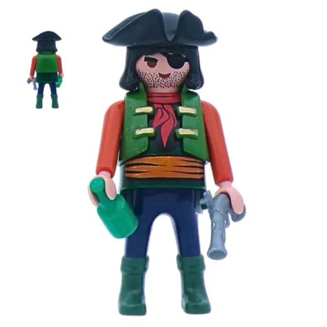 Figurine De Pirate Playmobil Avec Bouteille Et Arme Eur Picclick Fr