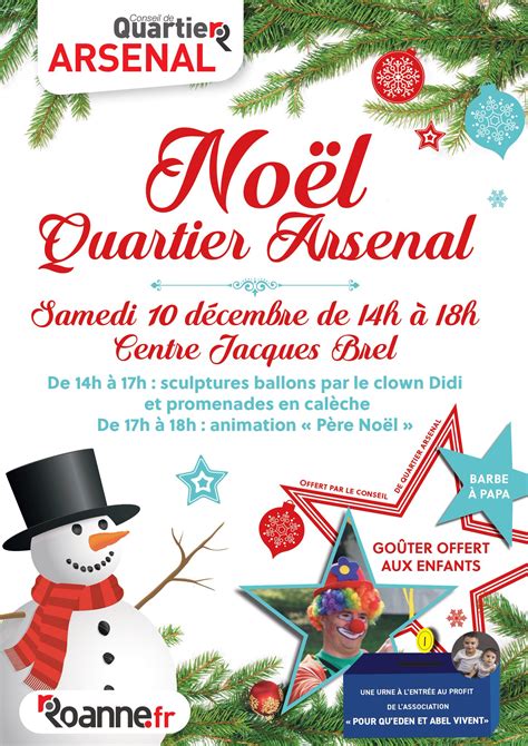 Ville de Roanne on Twitter Le quartier Arsenal fête Noël le samedi