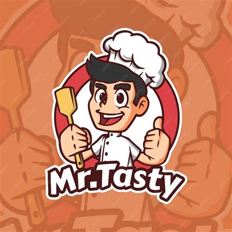 Premium Vector | Cartoon Chef Mascot Logo