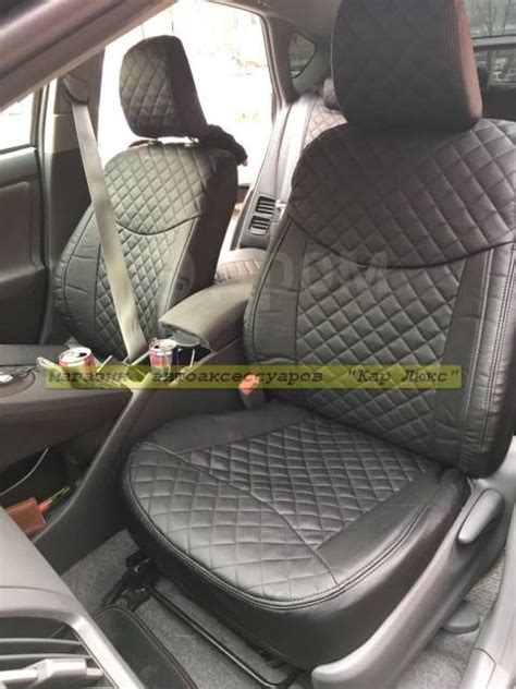 Купить Штатные чехлы из эко кожи. Модельные. Toyota Prius 30 / Приус 30 ...