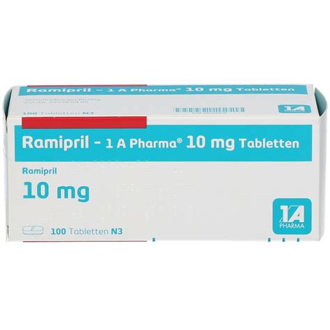 Ramipril A Pharma Mg St Mit Dem E Rezept Kaufen Shop Apotheke