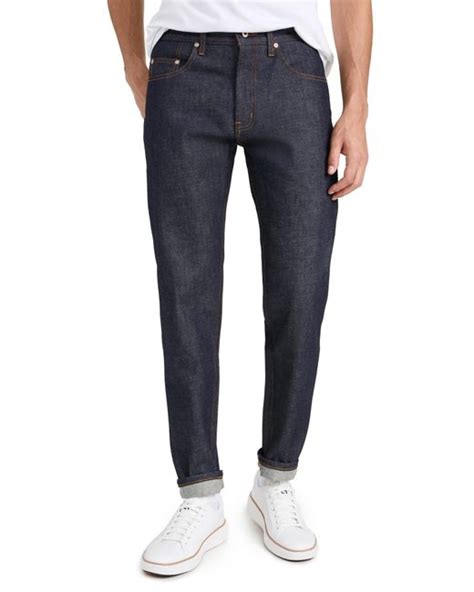 Naked Famous Easy Guy Dirty Fade Selvedge Jeans In Blue For Men Lyst