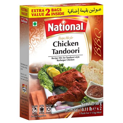 National Chicken Tandoori Recipe Mix 2 X 50g Assorted Shopee Malaysia