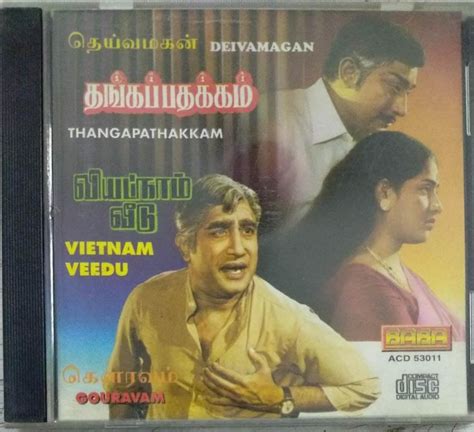 Thangapathakkam Vietnam Veedu Gauravam Tamil Film Audio Cd Macsendisk