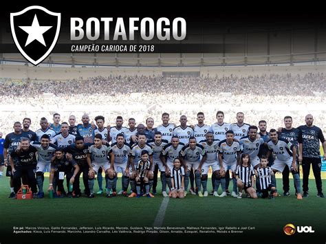 Botafogo campeão carioca 2018 Pôsteres UOL Esporte