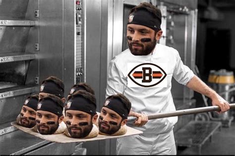 Baker Baker Mayfield With A Fresh Bakers Dozen Of Baker Mayfields