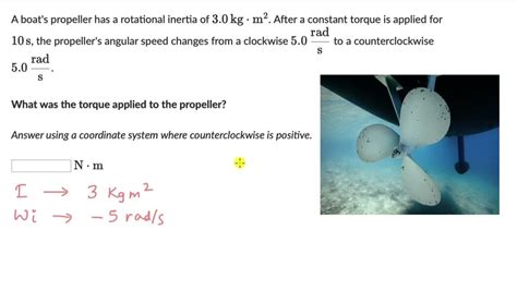 Worked Example Angular Impulse System Of Particles And Rotational Motion Physics Khan