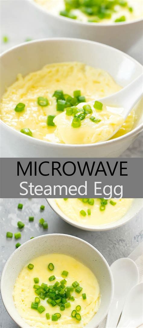 Microwave Steamed Egg | Recipe | Steamed eggs, Recipes, Steam egg recipe