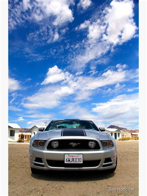 Ford Mustang Gt Poster By Benldn Redbubble