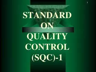 Ppt Chapter Statistical Quality Control Sqc Powerpoint