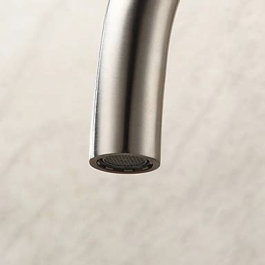 Contemporary Brushed Chrome Finish Stainless Steel Kitchen Faucet - Faucet Shop