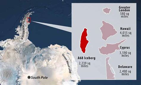 Le Plus Grand Iceberg Du Monde Est Sur Une Trajectoire De Collision