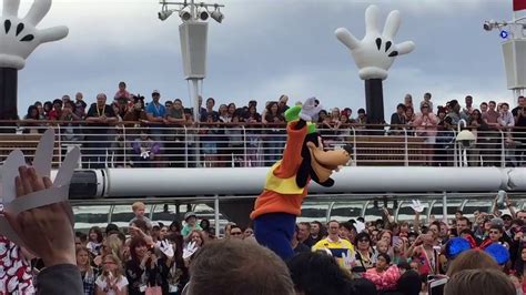 Mickeys Sail A Wave Party Disney Wonder Cruise YouTube