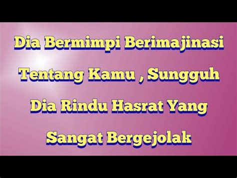 Dia Sering Bermimpi Berimajinasi Tentang Kamu Hasrat Yang