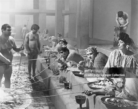 A Banquet Scene From The 1969 Film Satyricon Directed By Fellini The