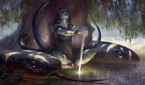 The Snakes Queenyefumm Concept Art World Concept Art Fantasy Art