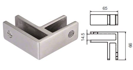 Crl Degree Glass To Glass Bracing Clamp